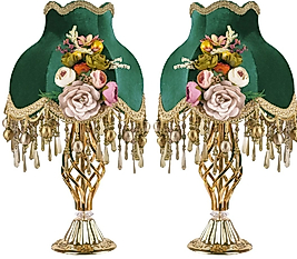 Abajur Çiftli Yeşil