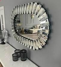 Piyano Ayna Gümüş