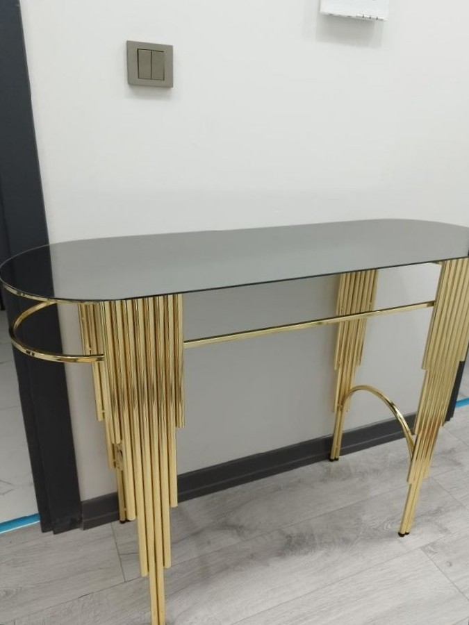 Sutun Ayak metal dresuar  gold